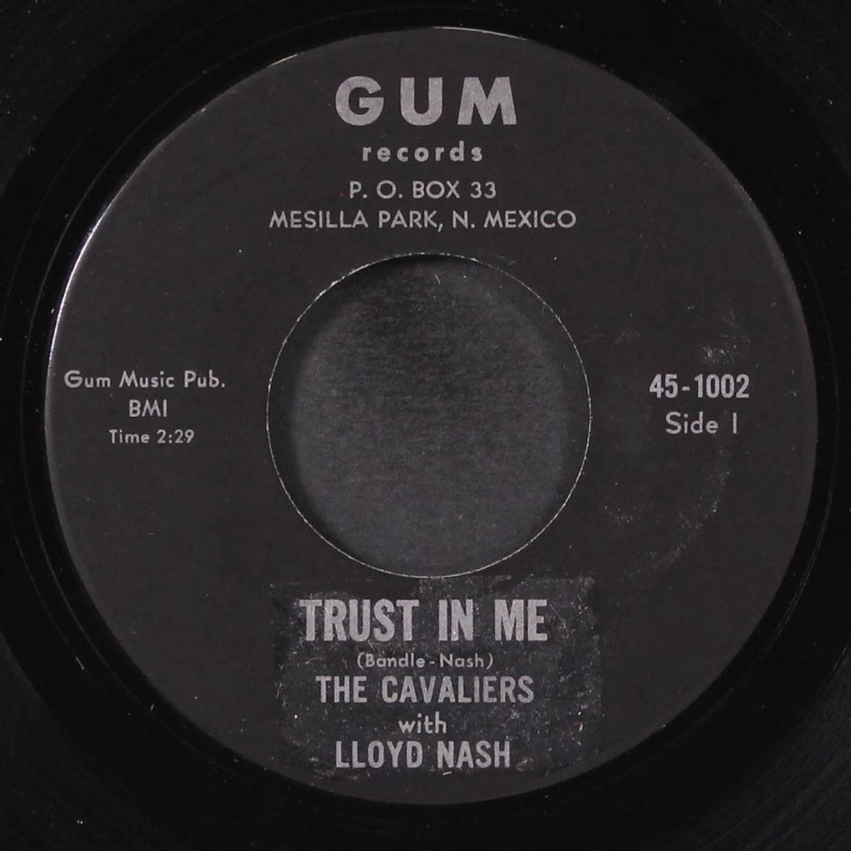 put your trust in me / i wanna know by CAVALIERS