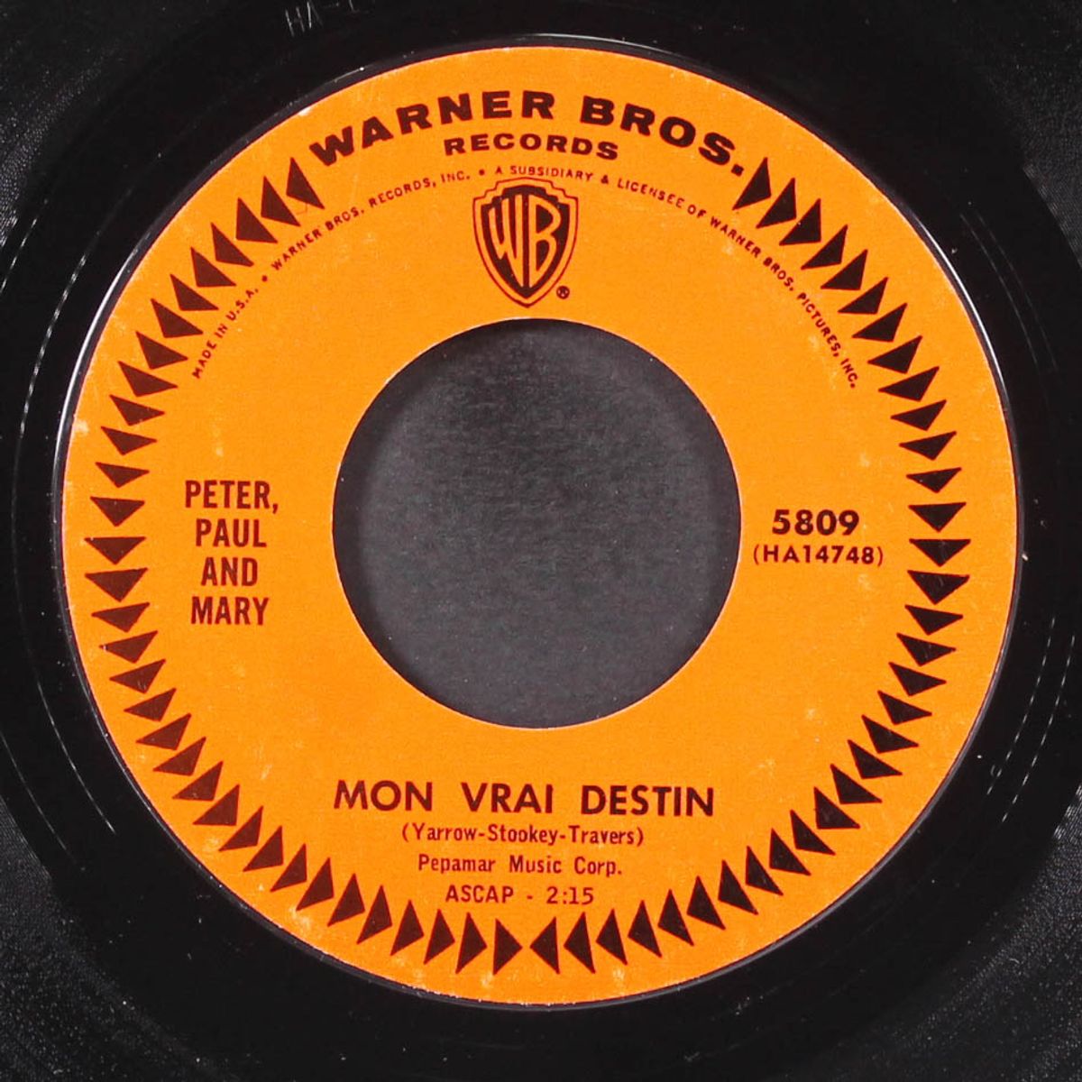 the cruel war / mon vrai destin by PETER, PAUL & MARY