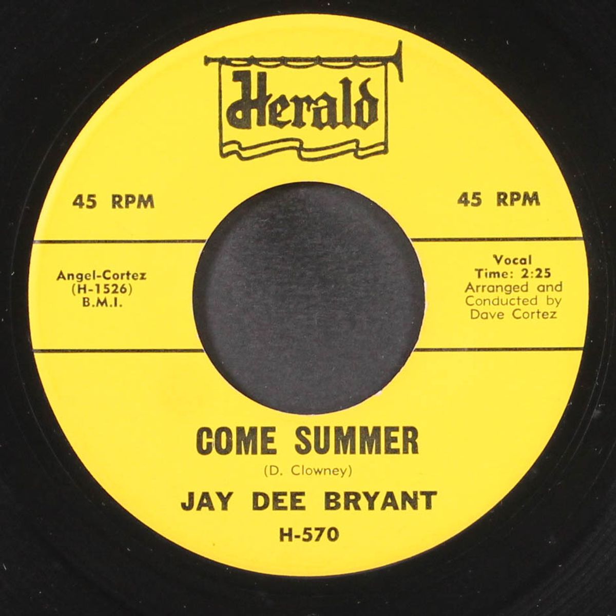 come summer / i could have cried by JAY DEE BRYANT