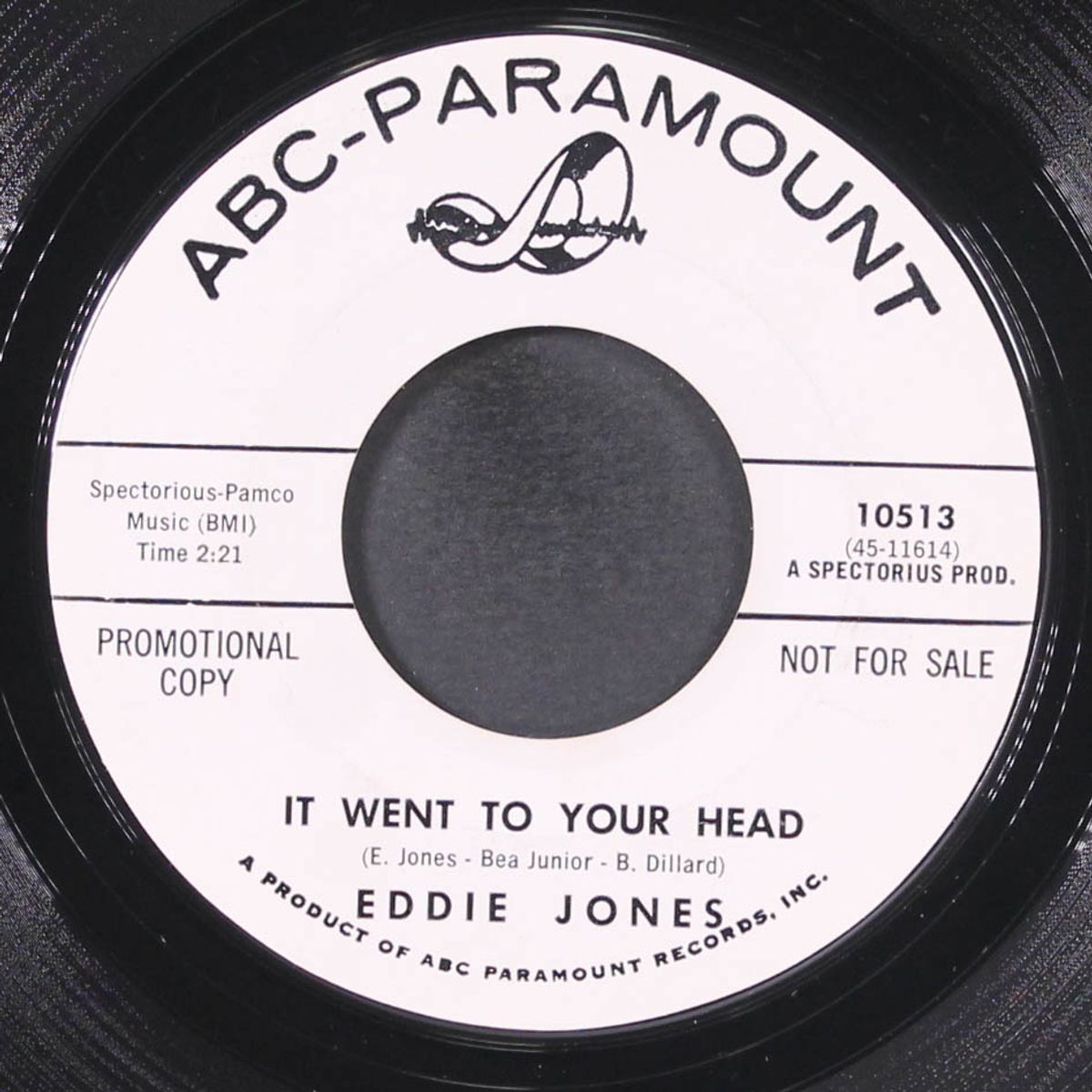 that will never do / it went to your head by EDDIE JONES