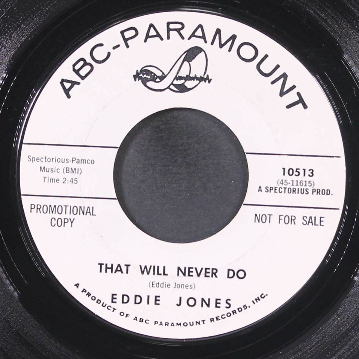 that will never do / it went to your head by EDDIE JONES