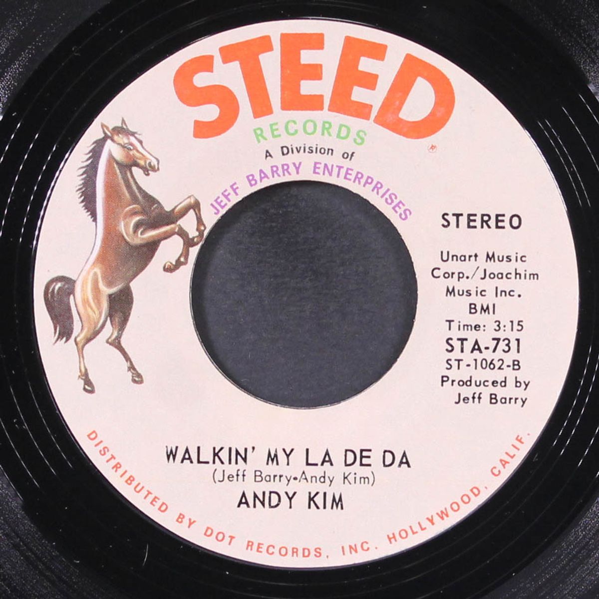 i wish i were / walkin' my la de da by ANDY KIM