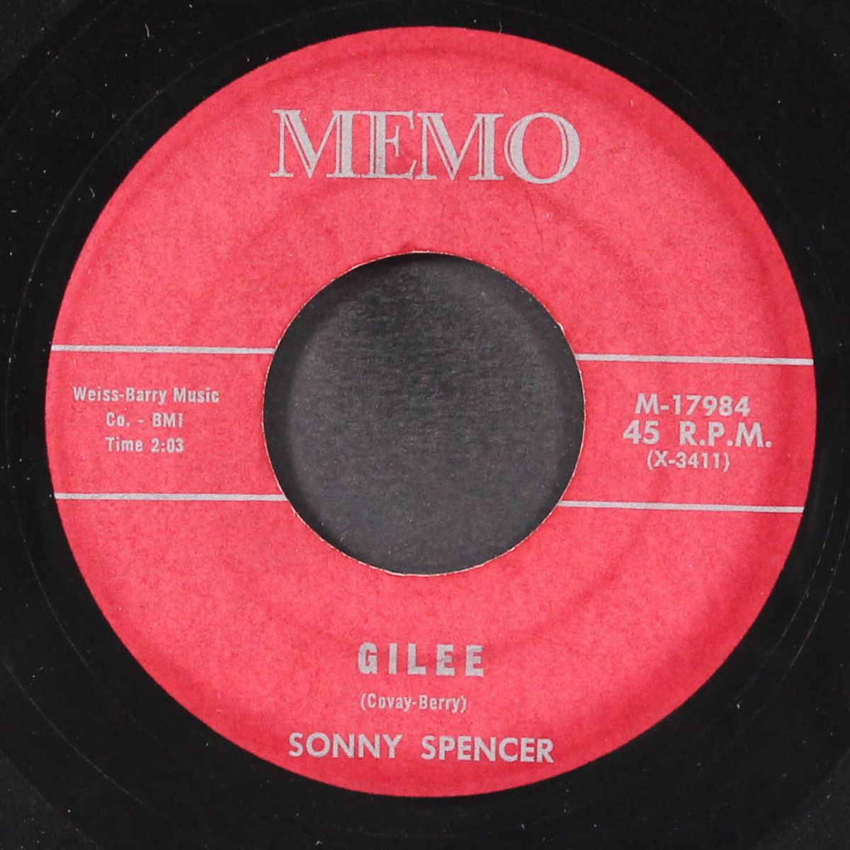 oh boy / gilee by SONNY SPENCER