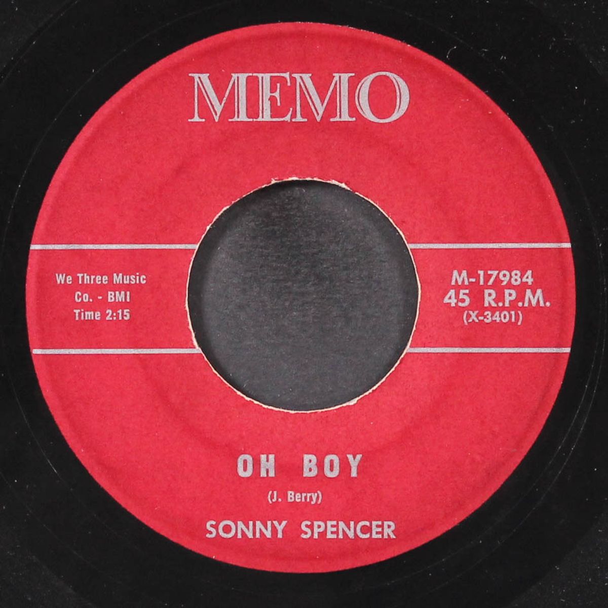 oh boy / gilee by SONNY SPENCER