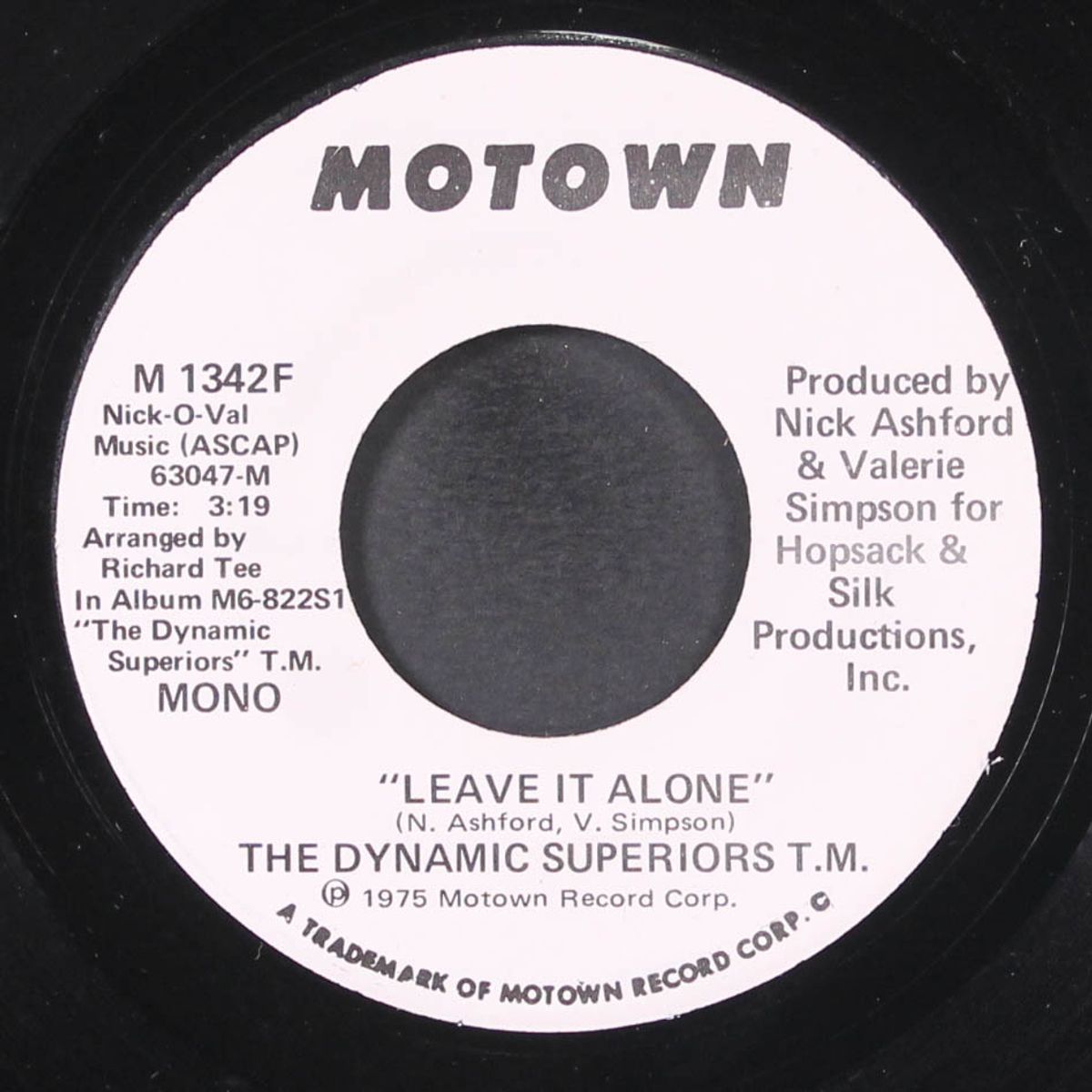 leave it alone / mono by DYNAMIC SUPERIORS