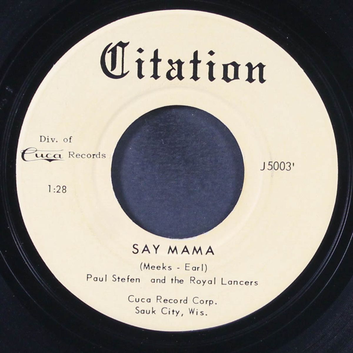 i fought the law / say mama by PAUL STEFEN & ROYAL LANCERS