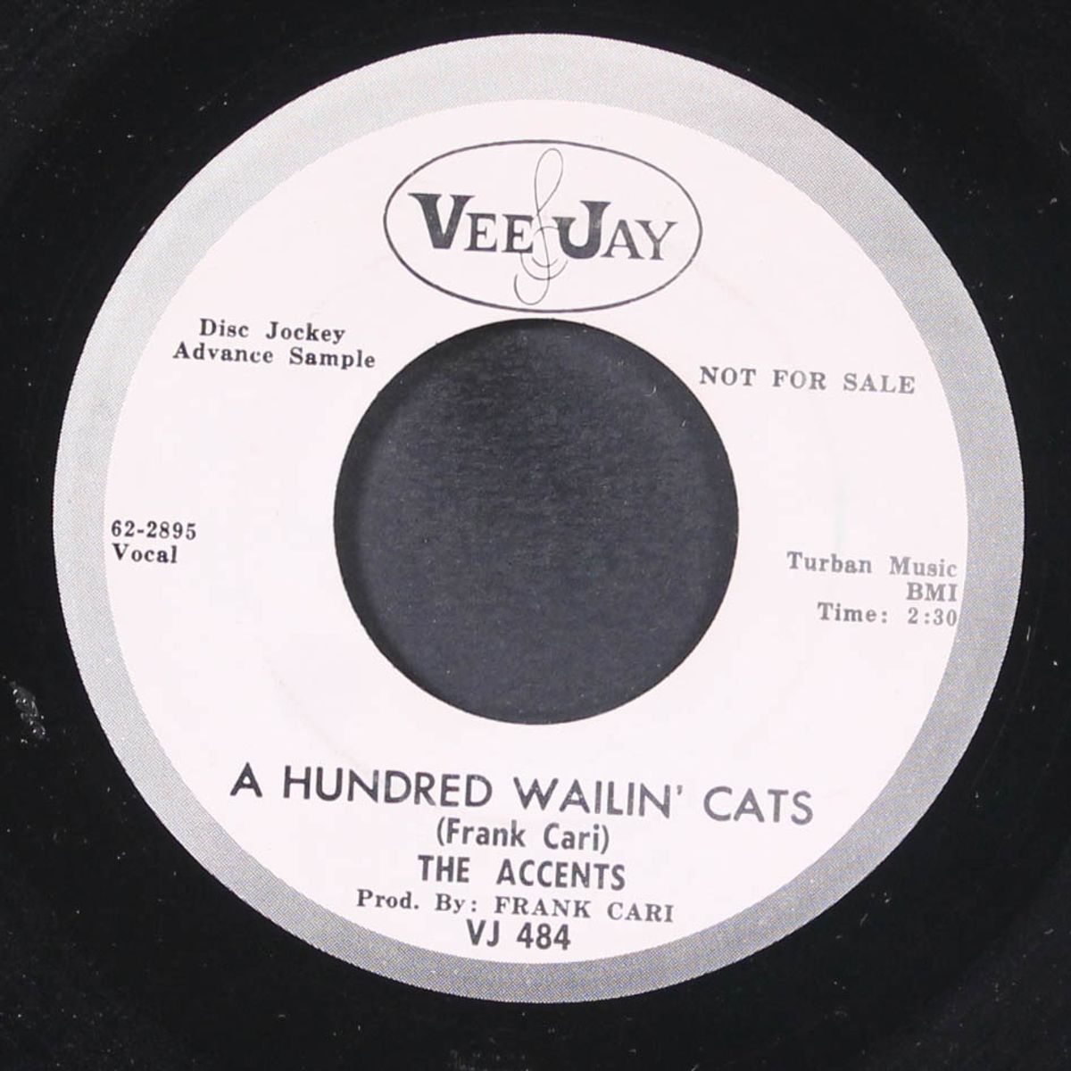 our wonderful love / a hundred wailin' cats by ACCENTS