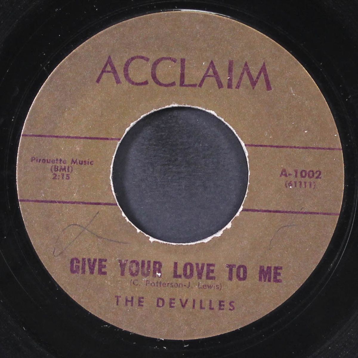 give your love to me / down on the farm by DEVILLES