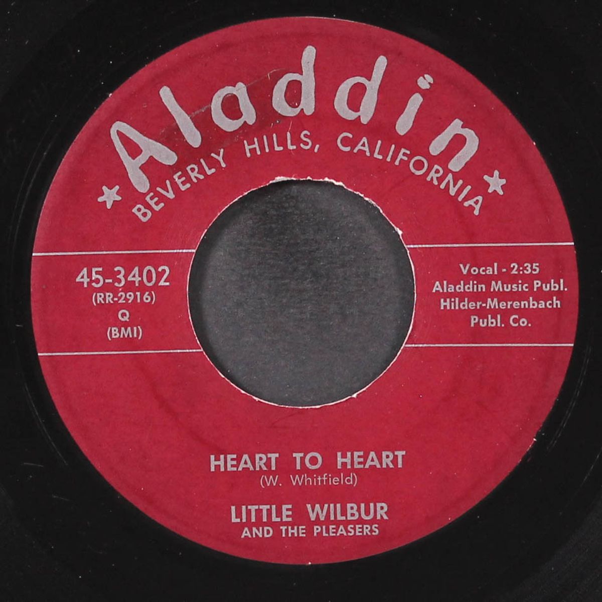 heart to heart / alone in the night by LITTLE WILBUR & PLEASERS