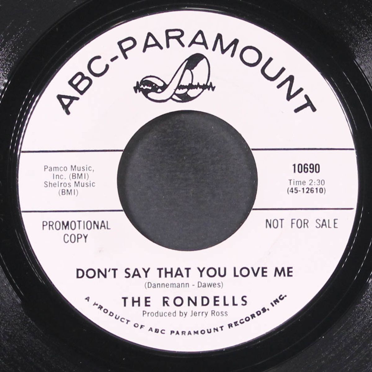 parking in the kokomo / don;t say that you love me by RONDELLS