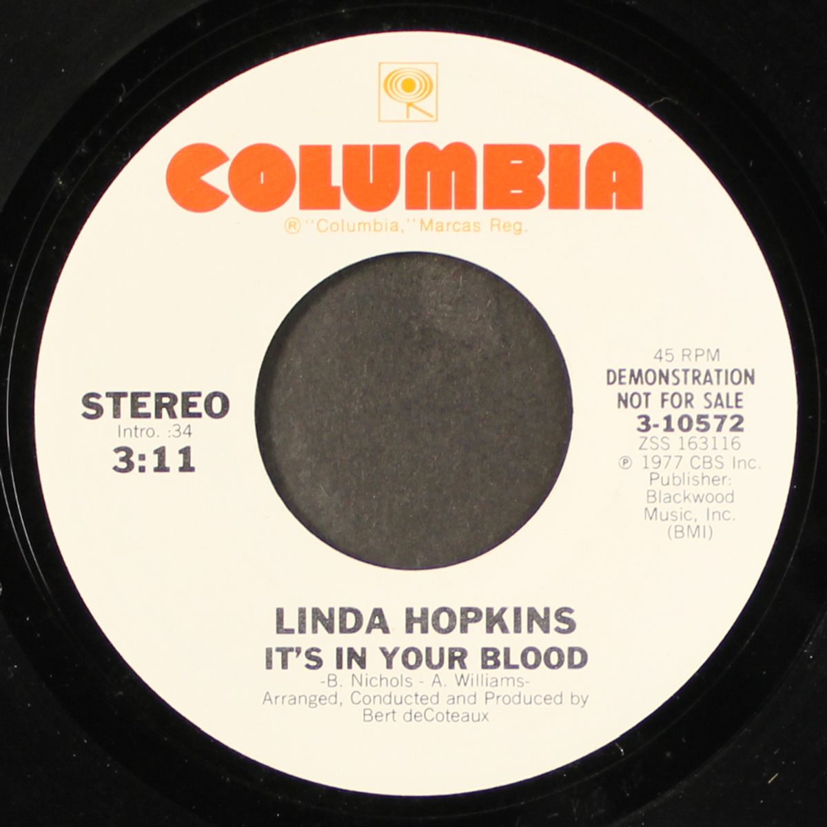 it's in your blood / mono by LINDA HOPKINS