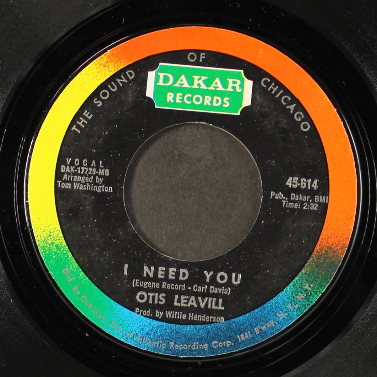 i love you / i need you by OTIS LEAVILL