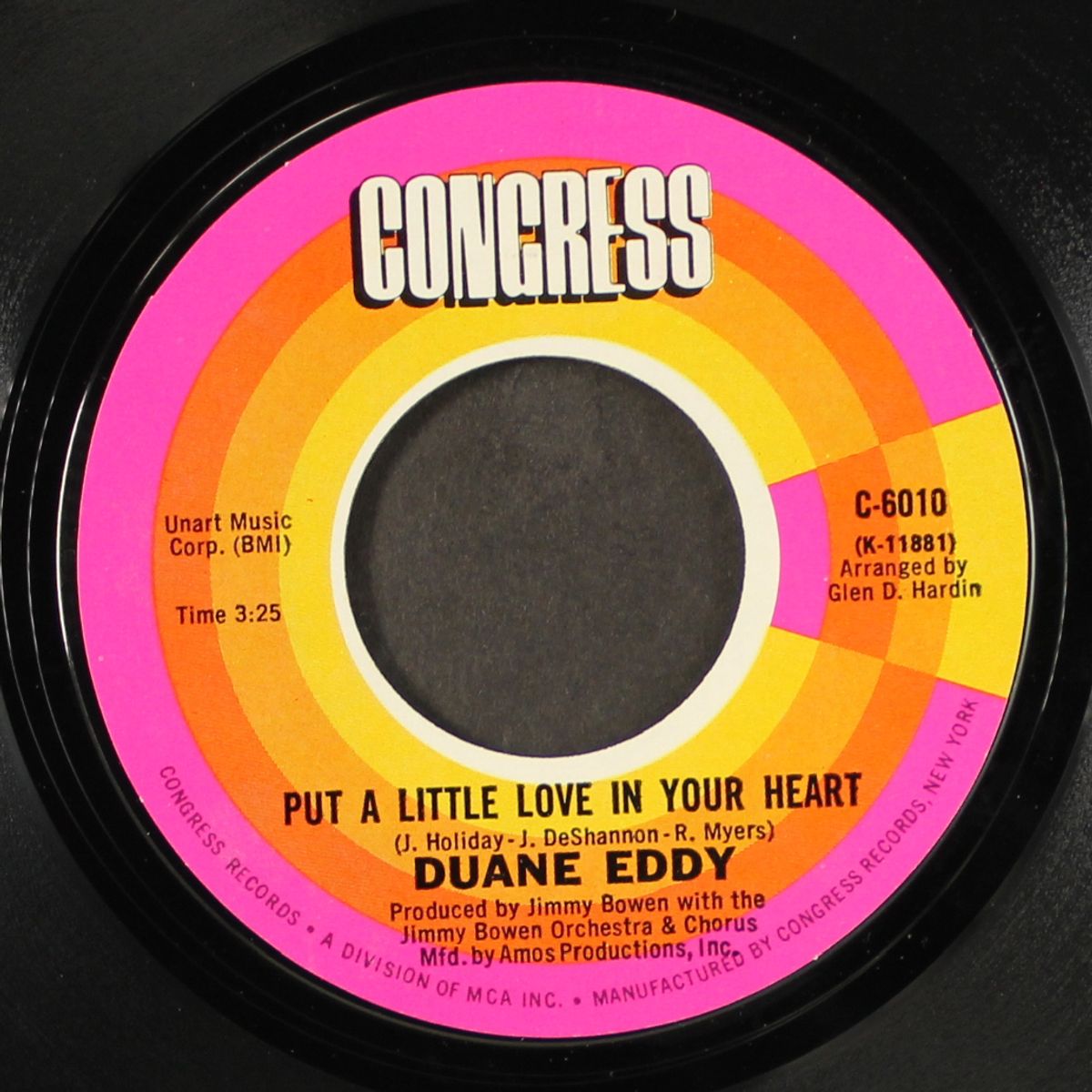freight train / put a little love in your heart by DUANE EDDY