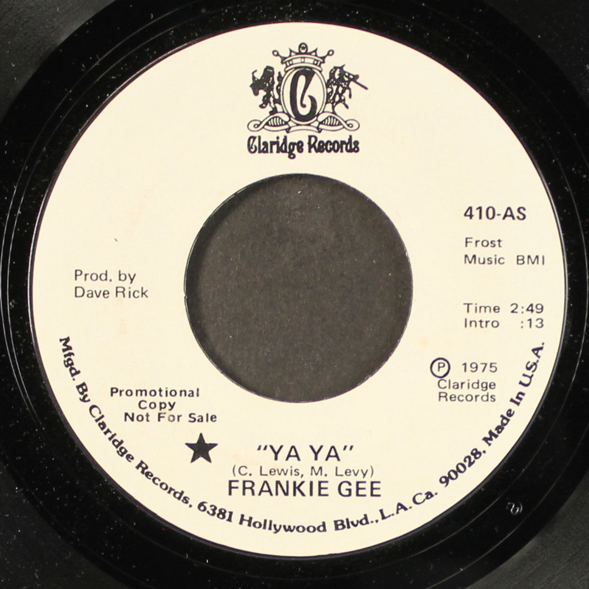 date with the rain / ya ya by FRANKIE GEE