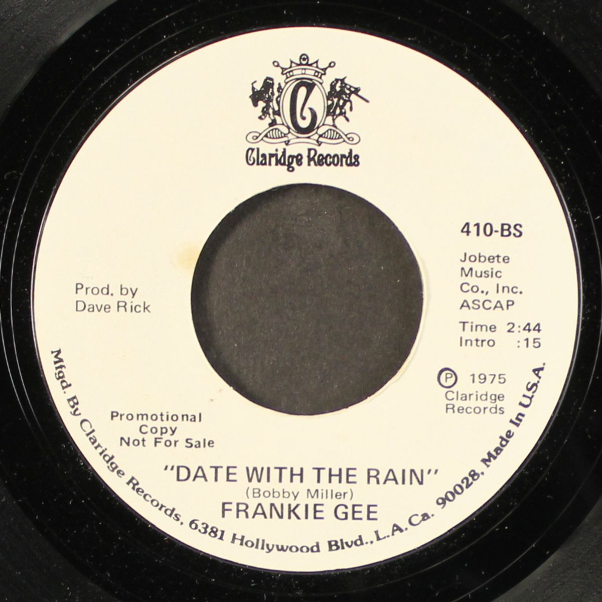 date with the rain / ya ya by FRANKIE GEE