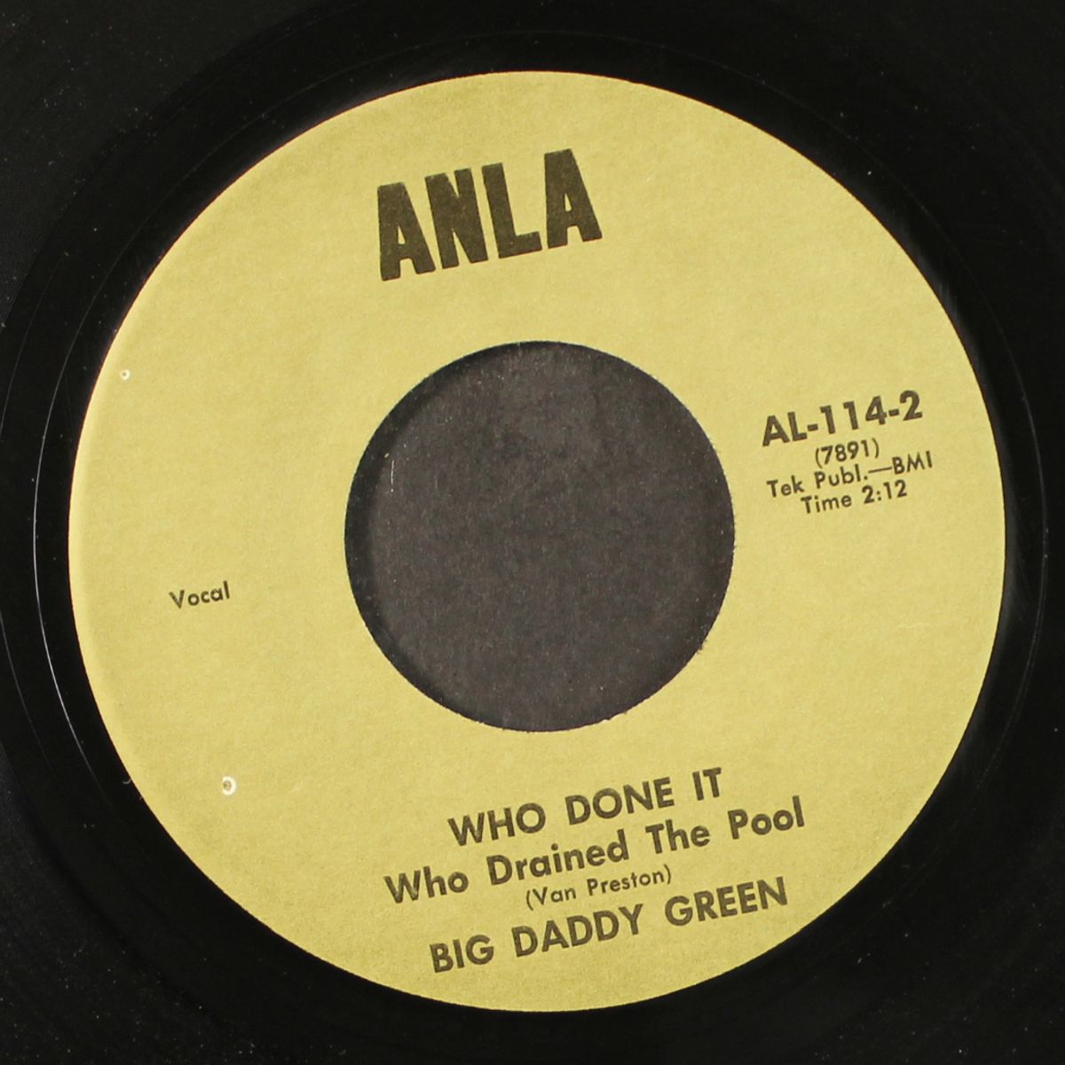 you gave me a reason to live / who done it, who drained the pool by BIG DADDY GREEN