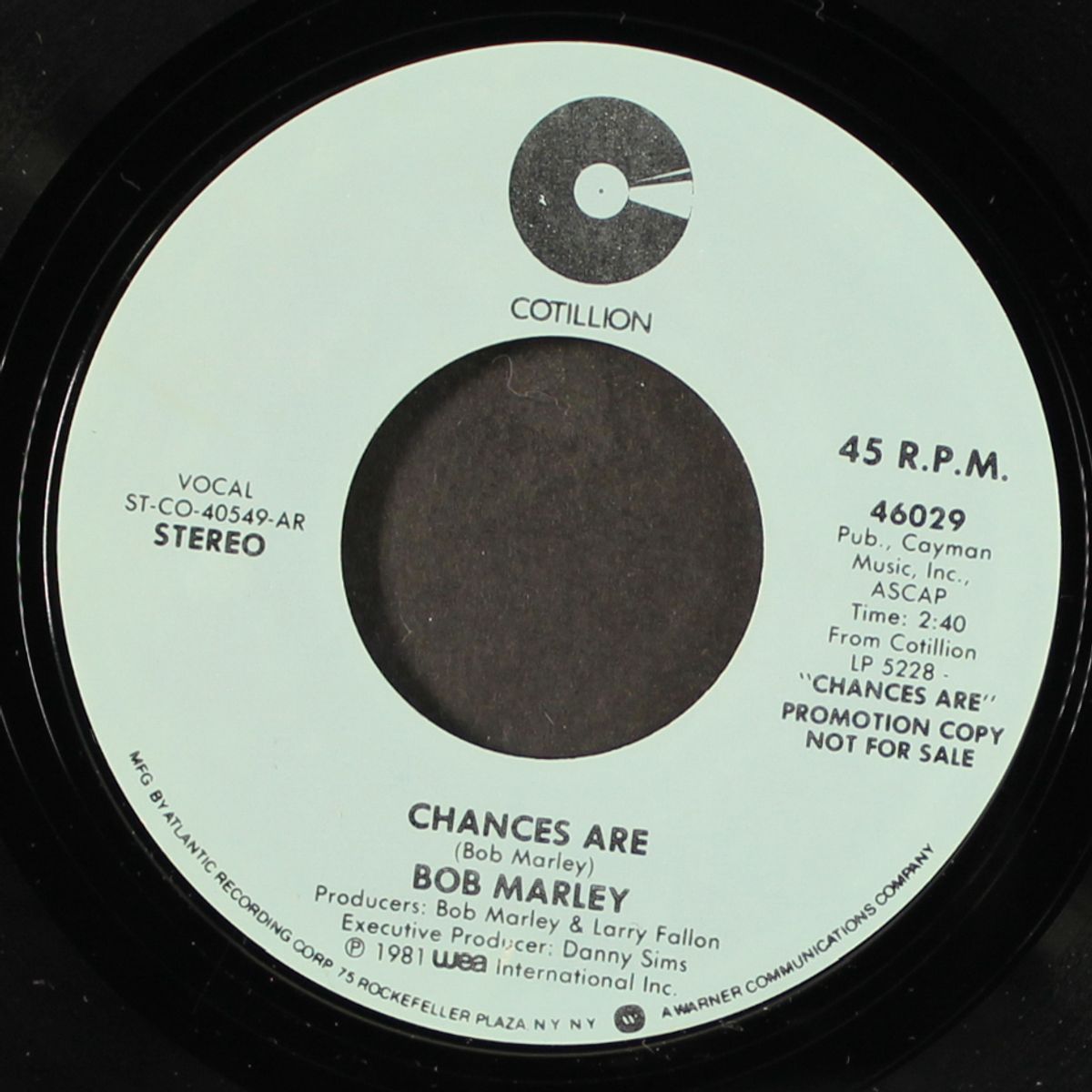 chances are / mono by BOB MARLEY