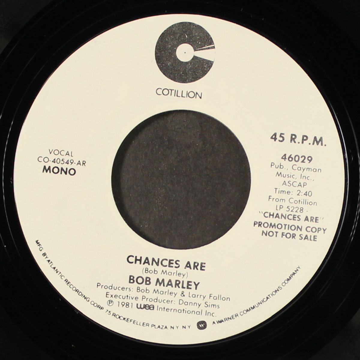 chances are / mono by BOB MARLEY