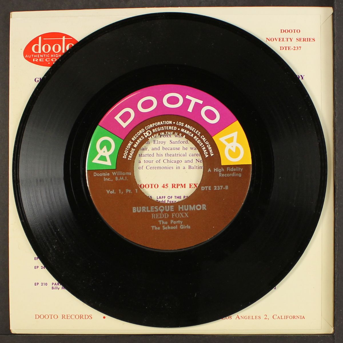 burlesque humor, vol. 1 by REDD FOXX