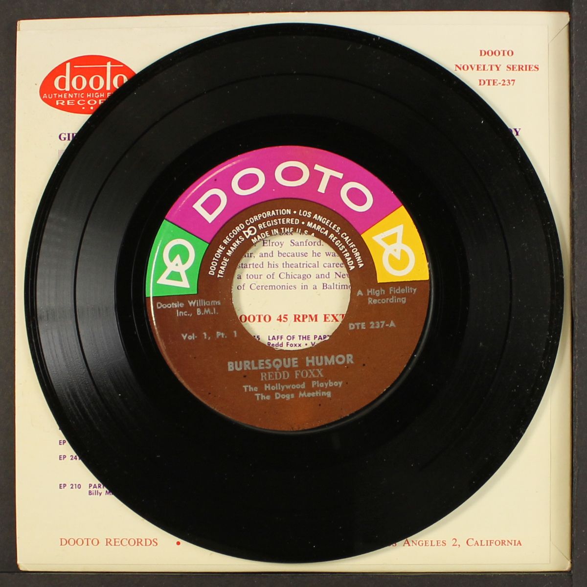 burlesque humor, vol. 1 by REDD FOXX