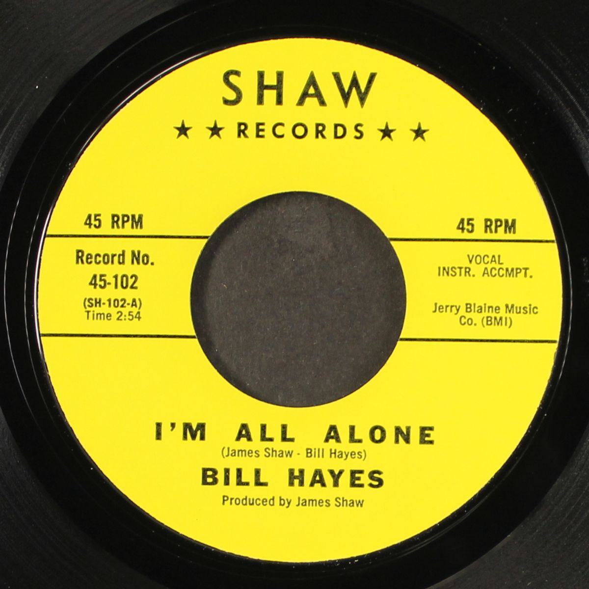 need you so much / i'm all alone by BILL HAYES