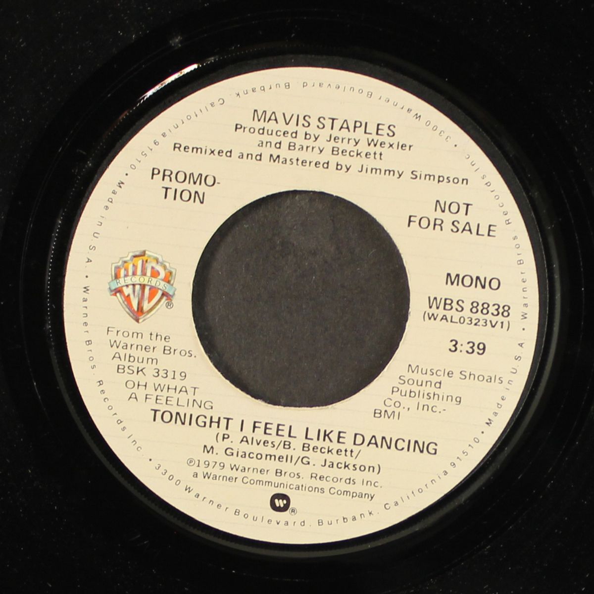 tonight i feel like dancing / mono by MAVIS STAPLES