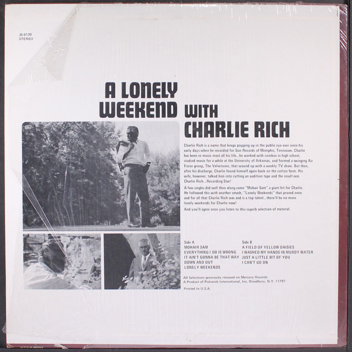 lonely weekends by CHARLIE RICH