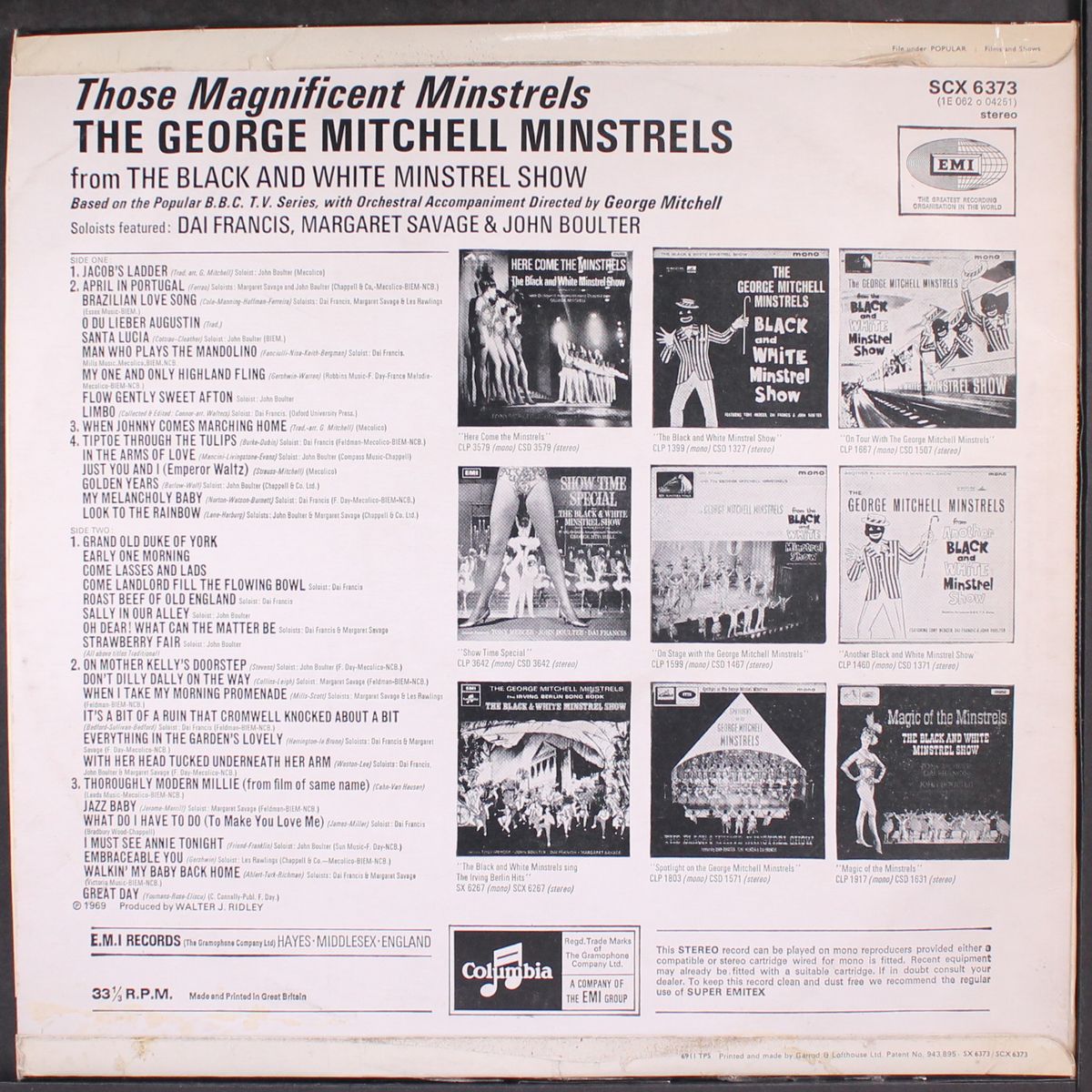 those magnificent minstrels by GEORGE MITCHELL MINSTRELS