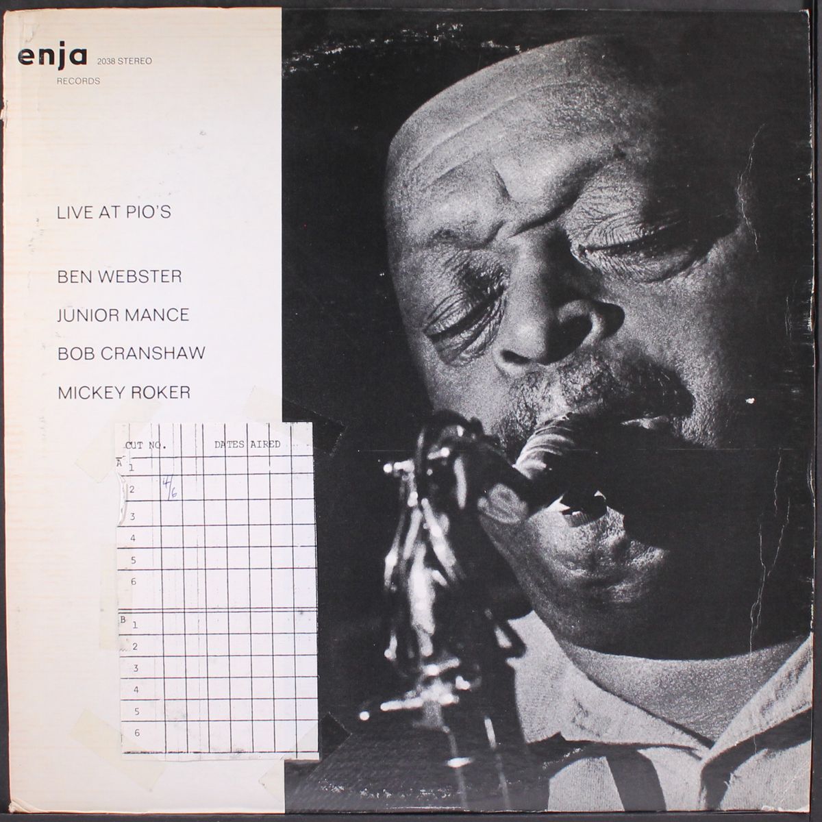 live at pio's by BEN WEBSTER