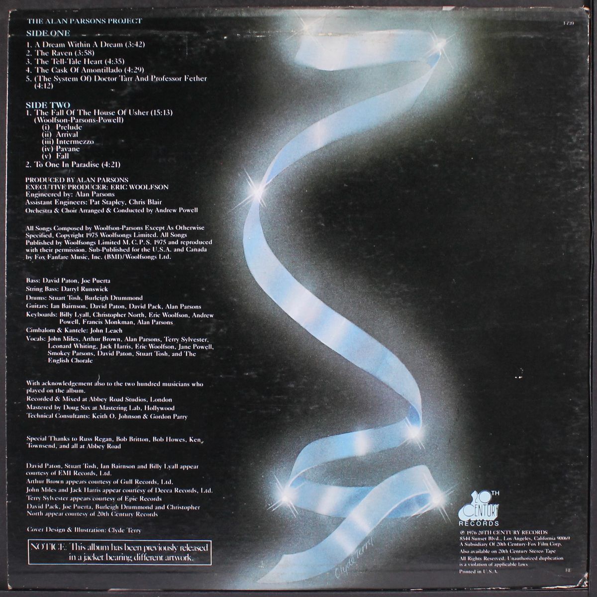 tales of mystery and imagination by ALAN PARSONS PROJECT