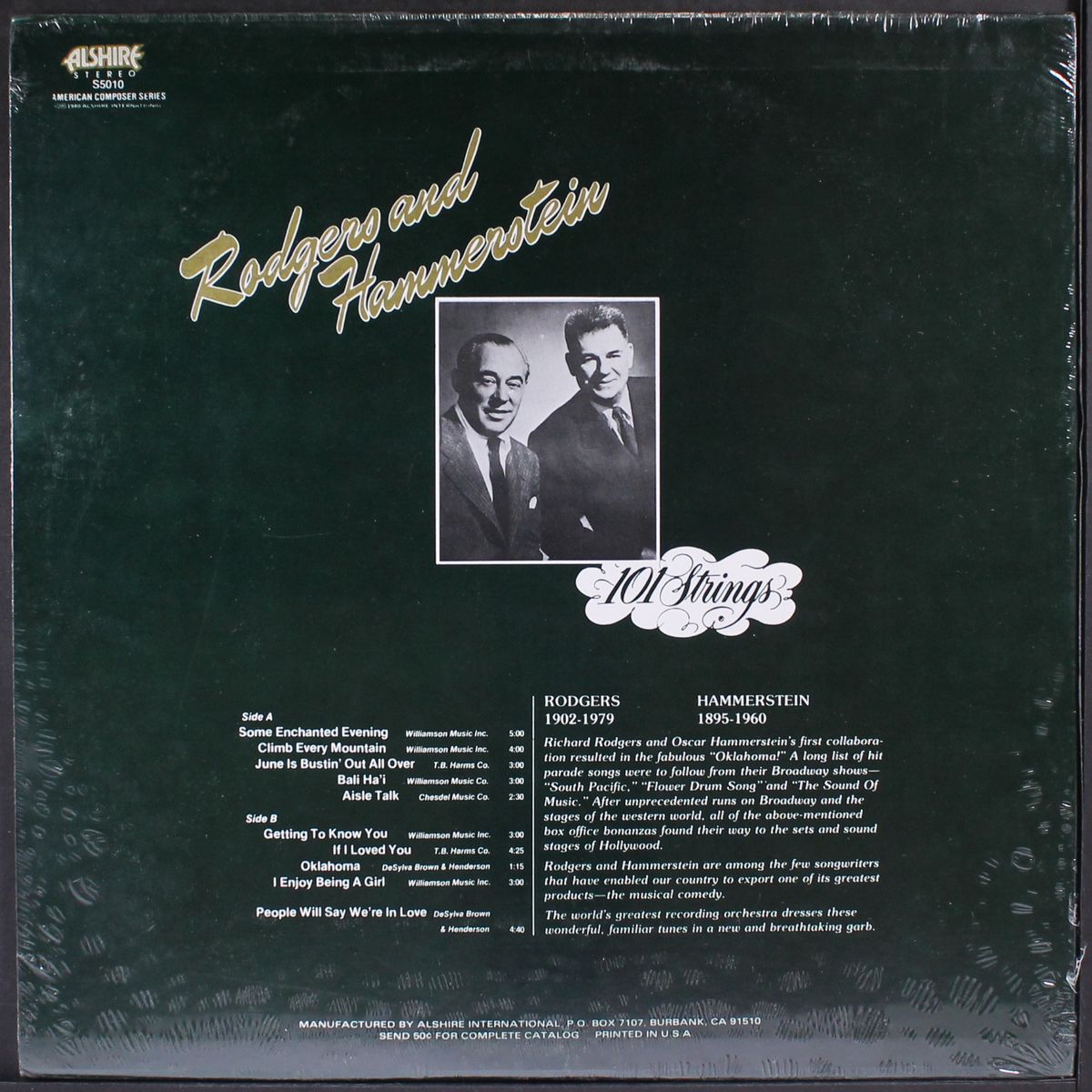 rogers and hammerstein by 101 STRINGS