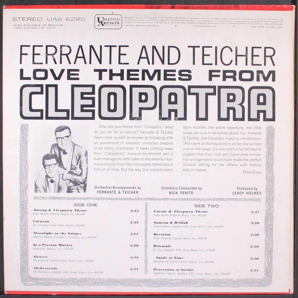 love themes from cleoplatra by FERRANTE & TEICHER