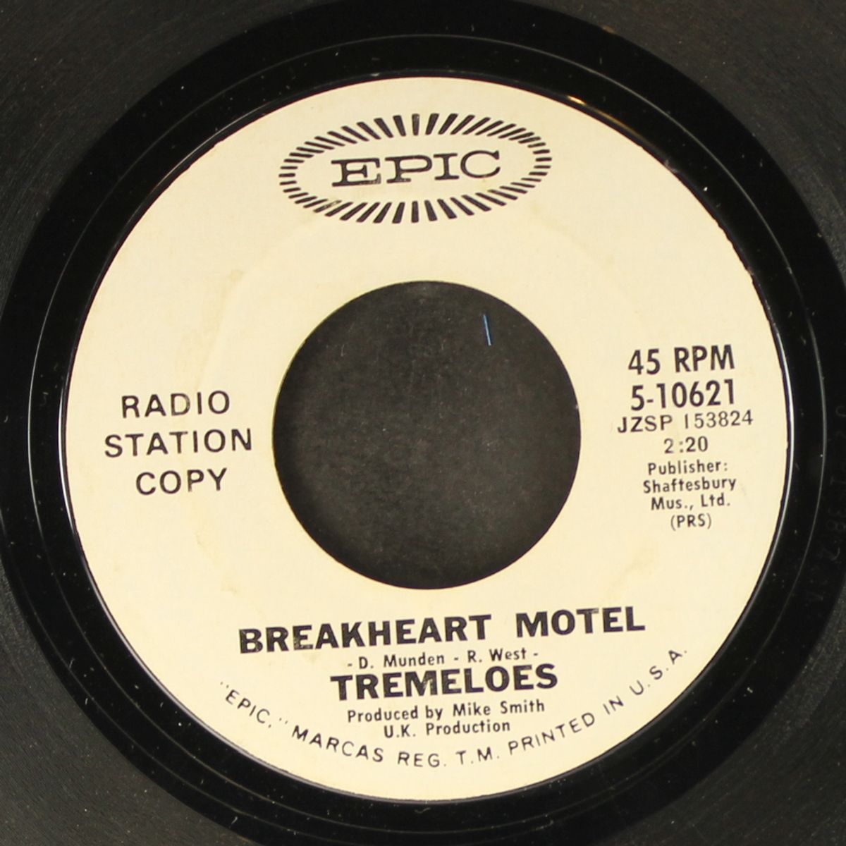 by the way / breakheart motel by TREMELOES