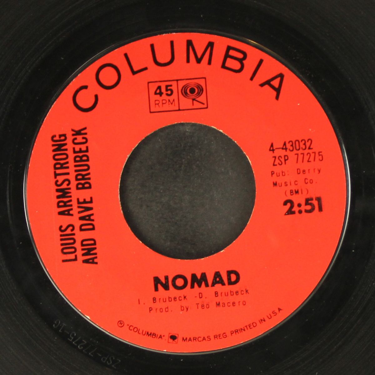 summer song / nomad by LOUIS ARMSTRONG