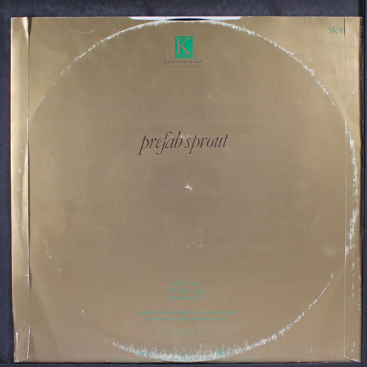 don't sing by PREFAB SPROUT