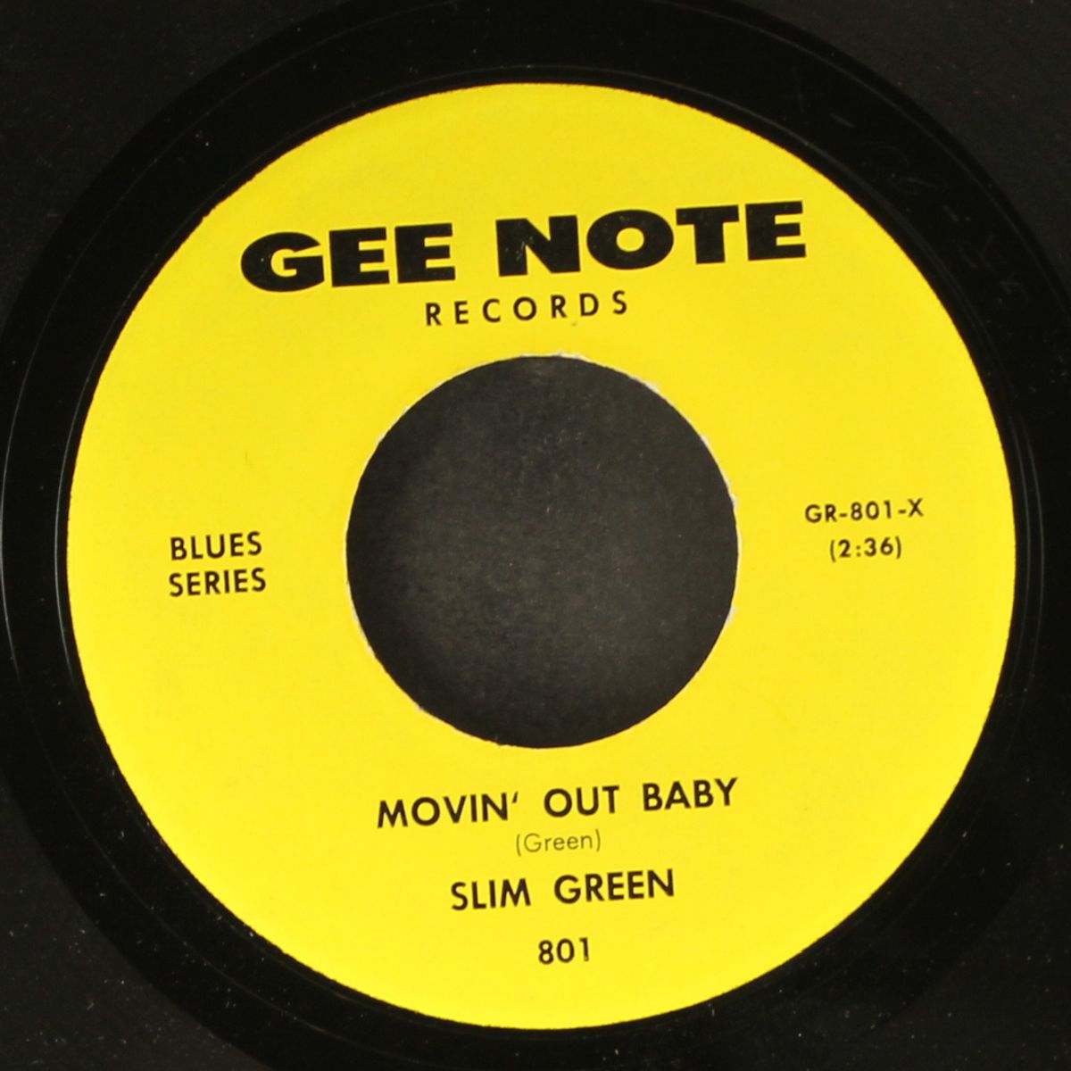 movin' out baby / slim green's shuffle by SLIM GREEN