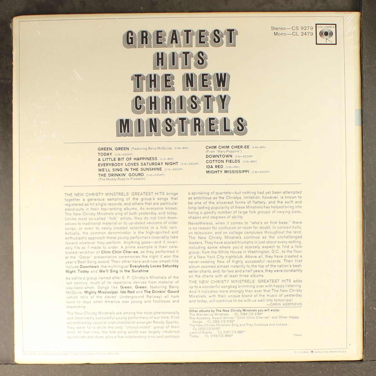 greatest hits by NEW CHRISTY MINSTRELS