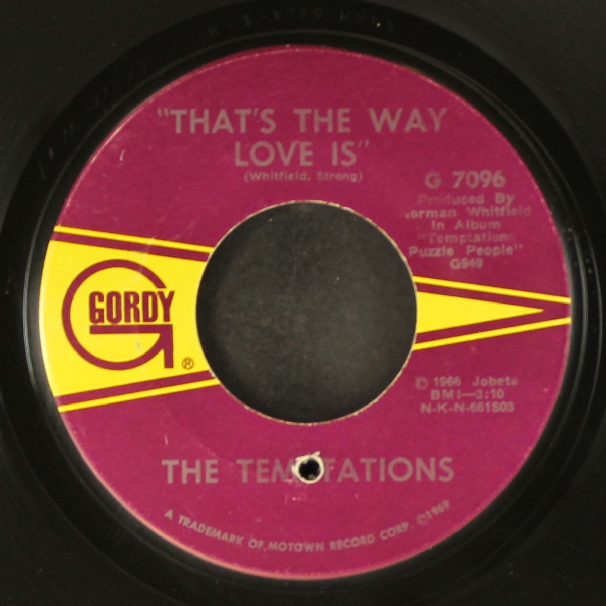 psychedelic shack / that's the way love is by TEMPTATIONS