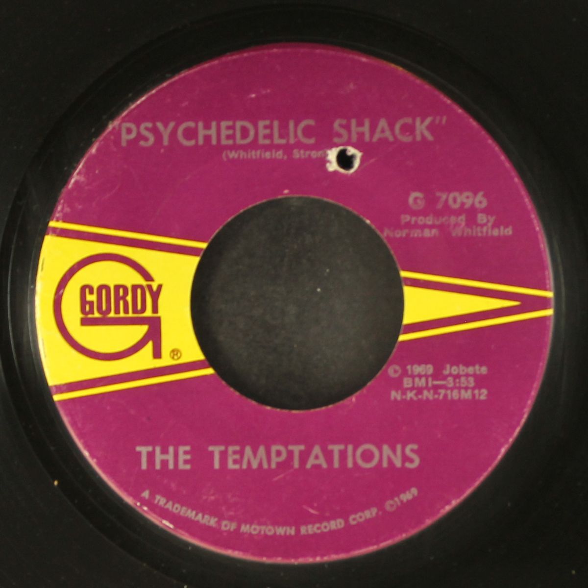psychedelic shack / that's the way love is by TEMPTATIONS