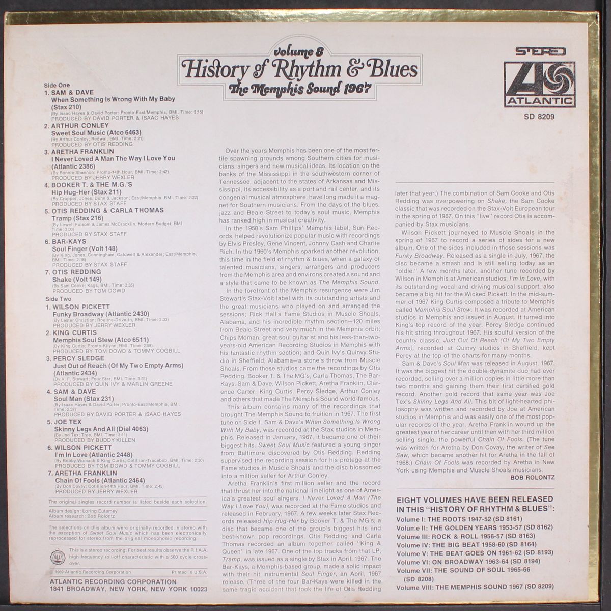 history of r&b, vol. 8: the memphis sound '67 by VARIOUS