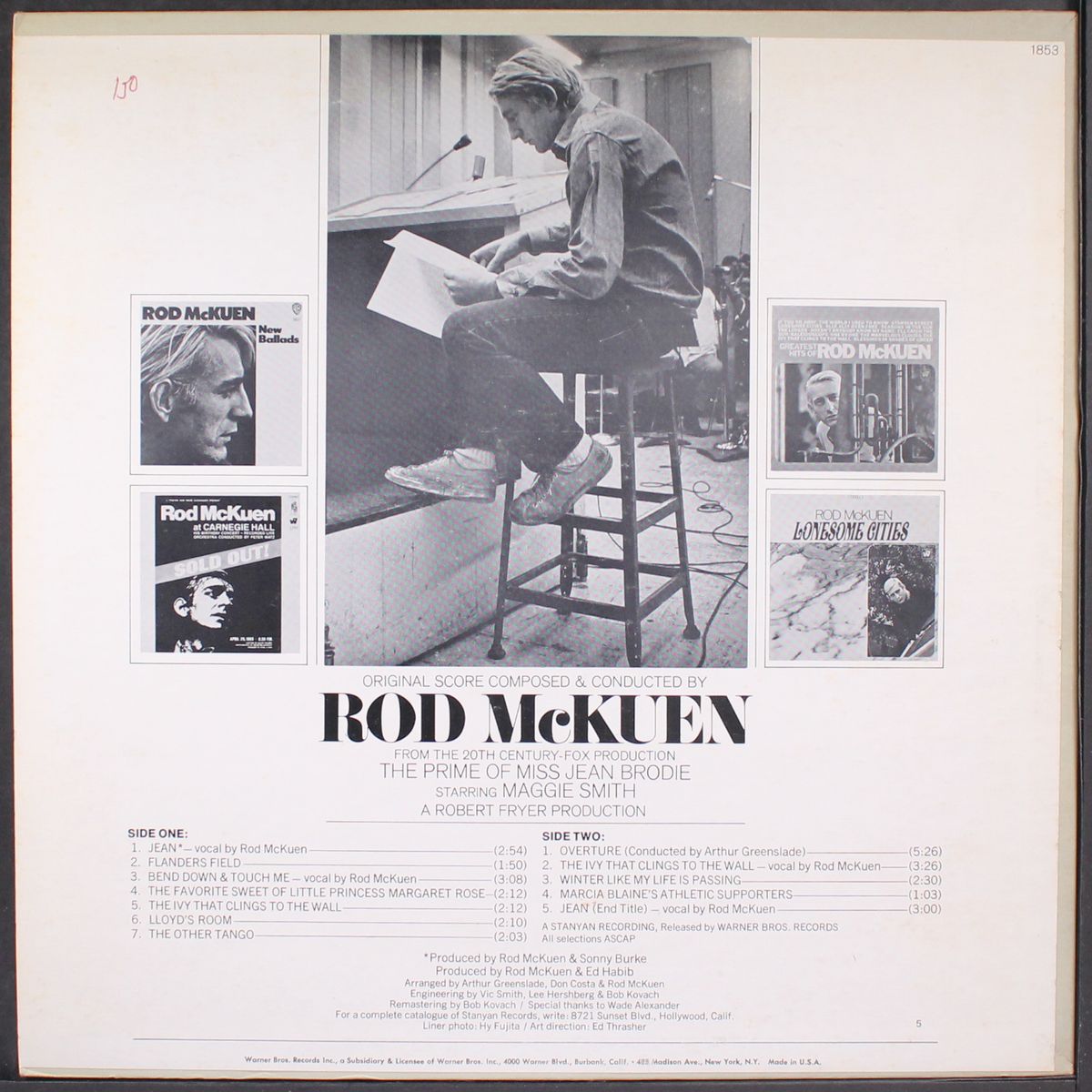 the prime of miss jean brodie by ROD MCKUEN