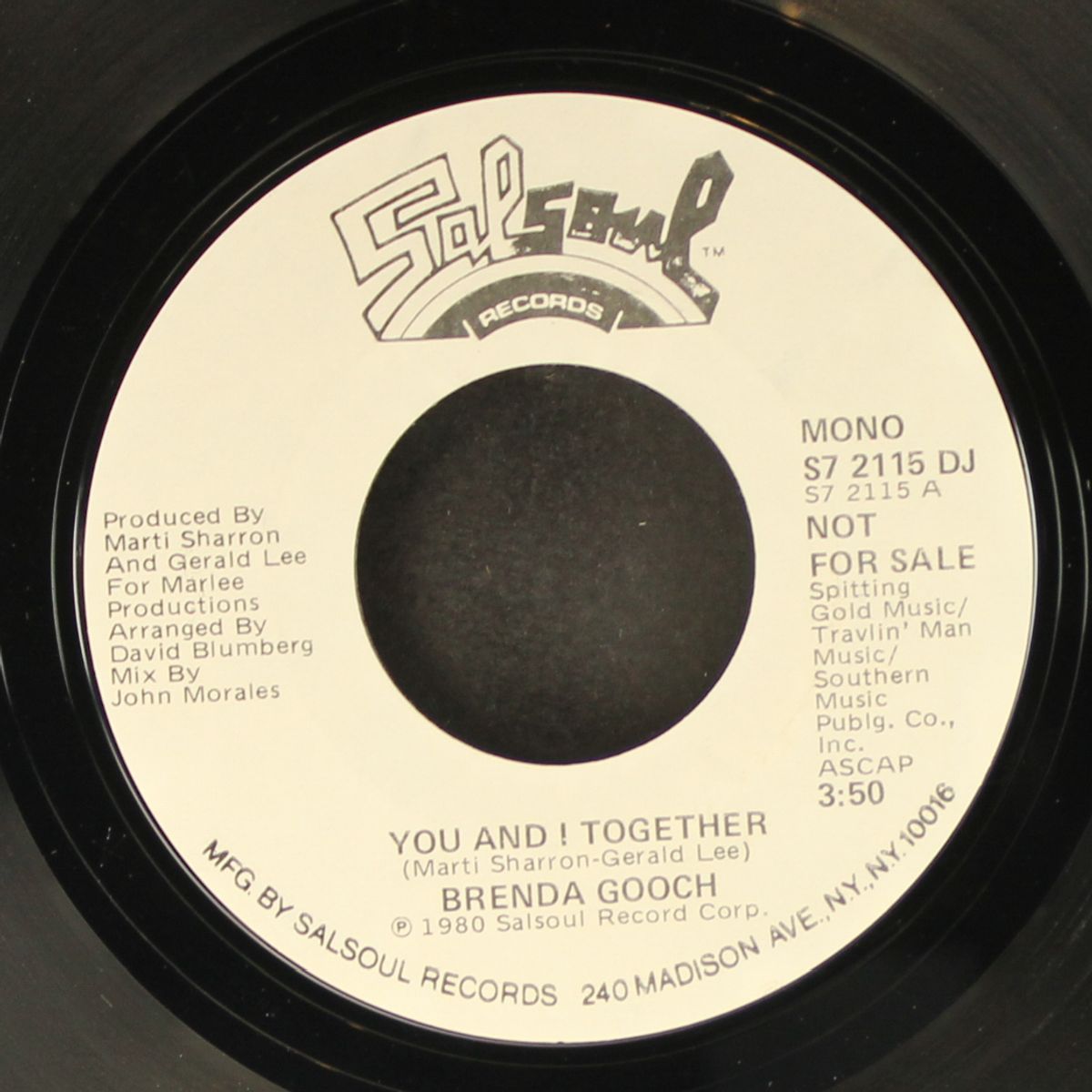 you and i together / mono by BRENDA GOOCH