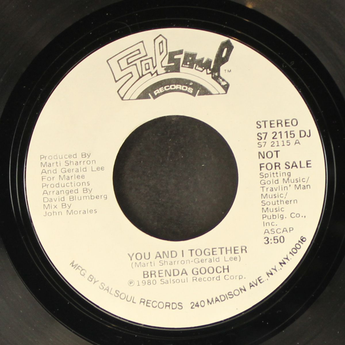 you and i together / mono by BRENDA GOOCH
