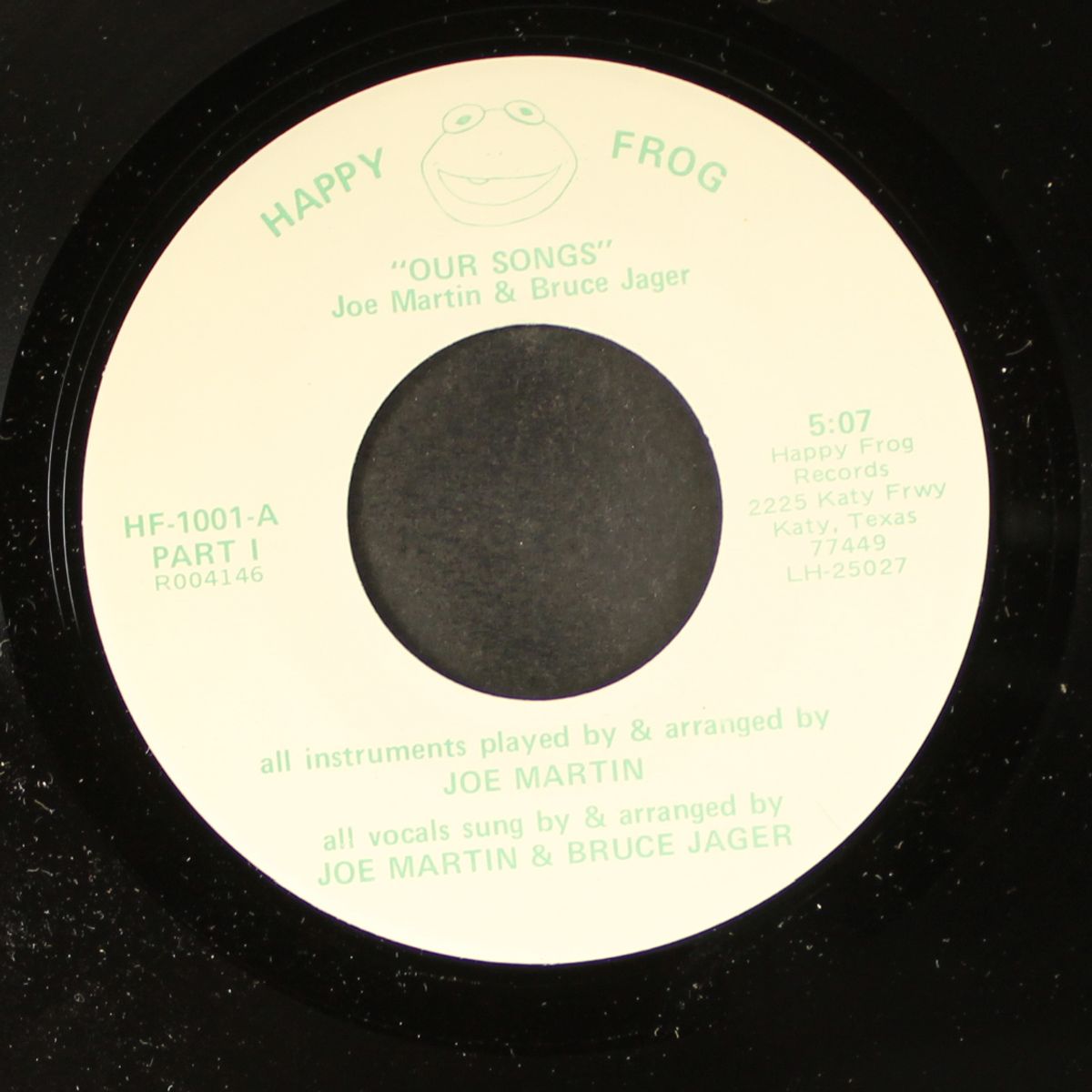 our songs by JOE MARTIN & BRUCE JAGER