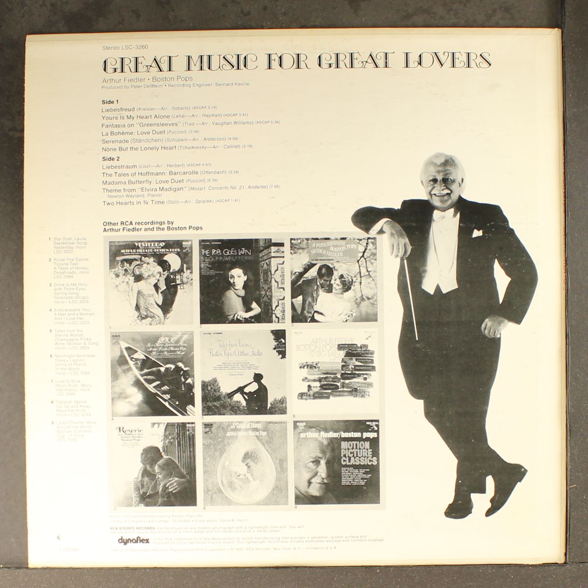great music for great lovers by ARTHUR FIEDLER & BOSTON POPS