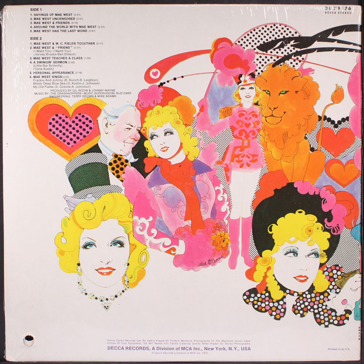 the original voice tracks from her greatest movies by MAE WEST