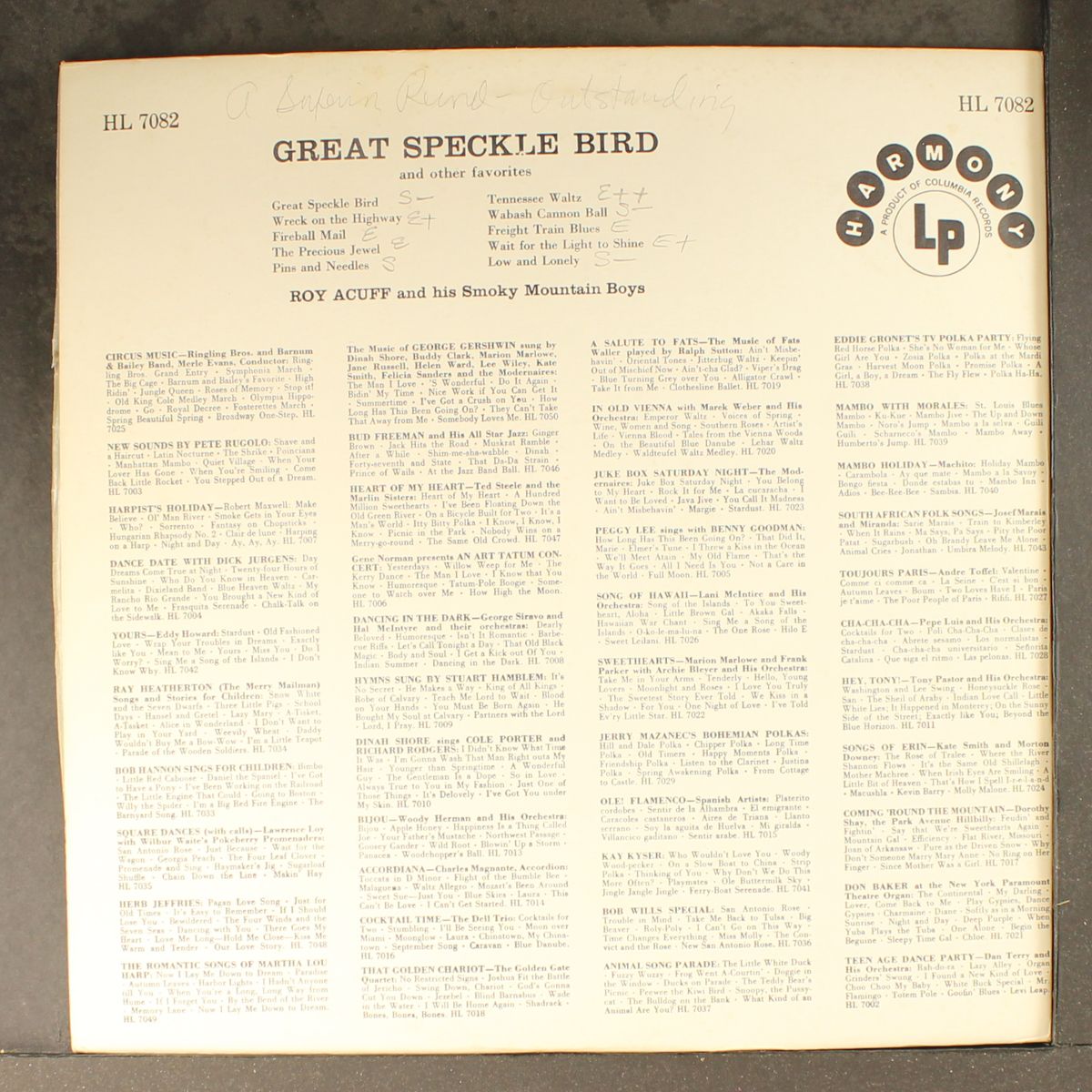 great speckle bird by ROY ACUFF