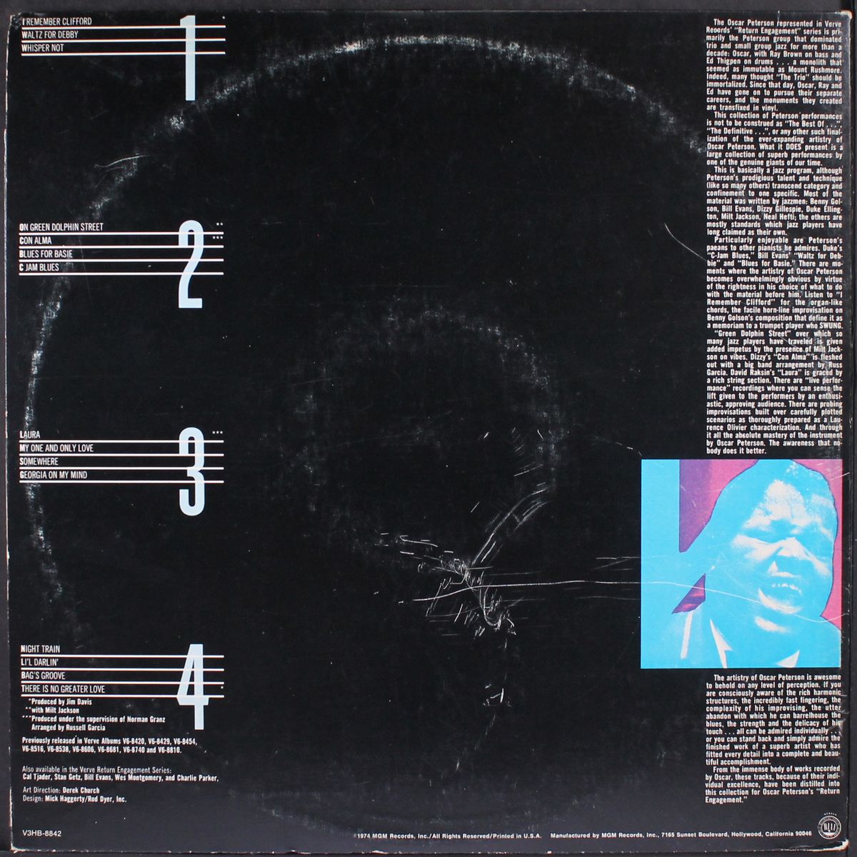 return engagement by OSCAR PETERSON
