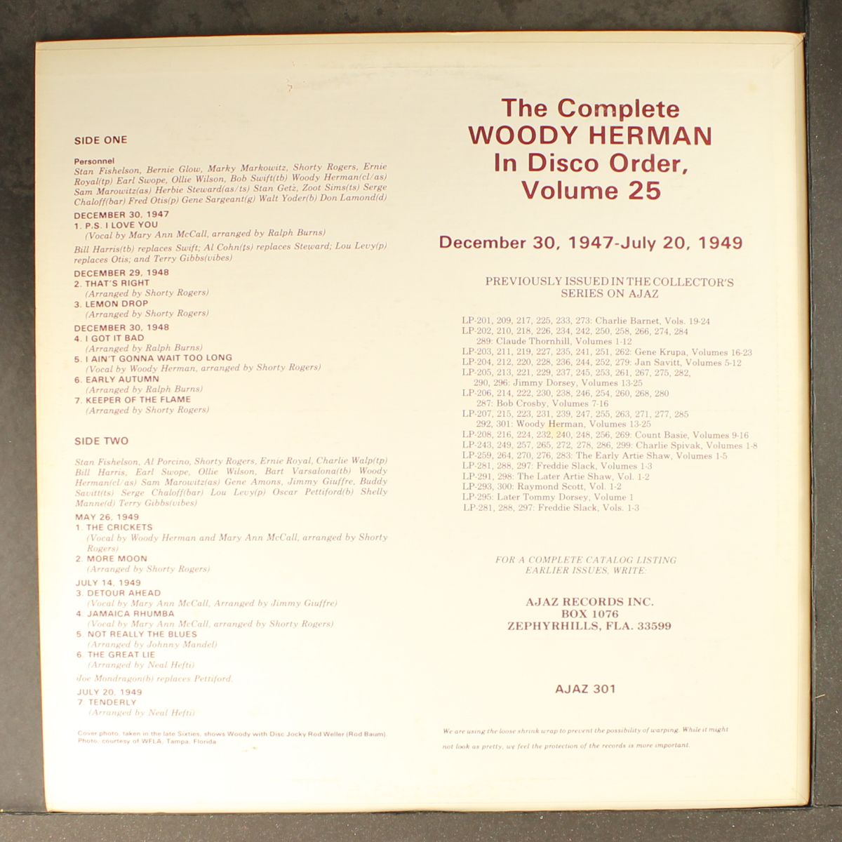 in disco order, vol. 25 by WOODY HERMAN