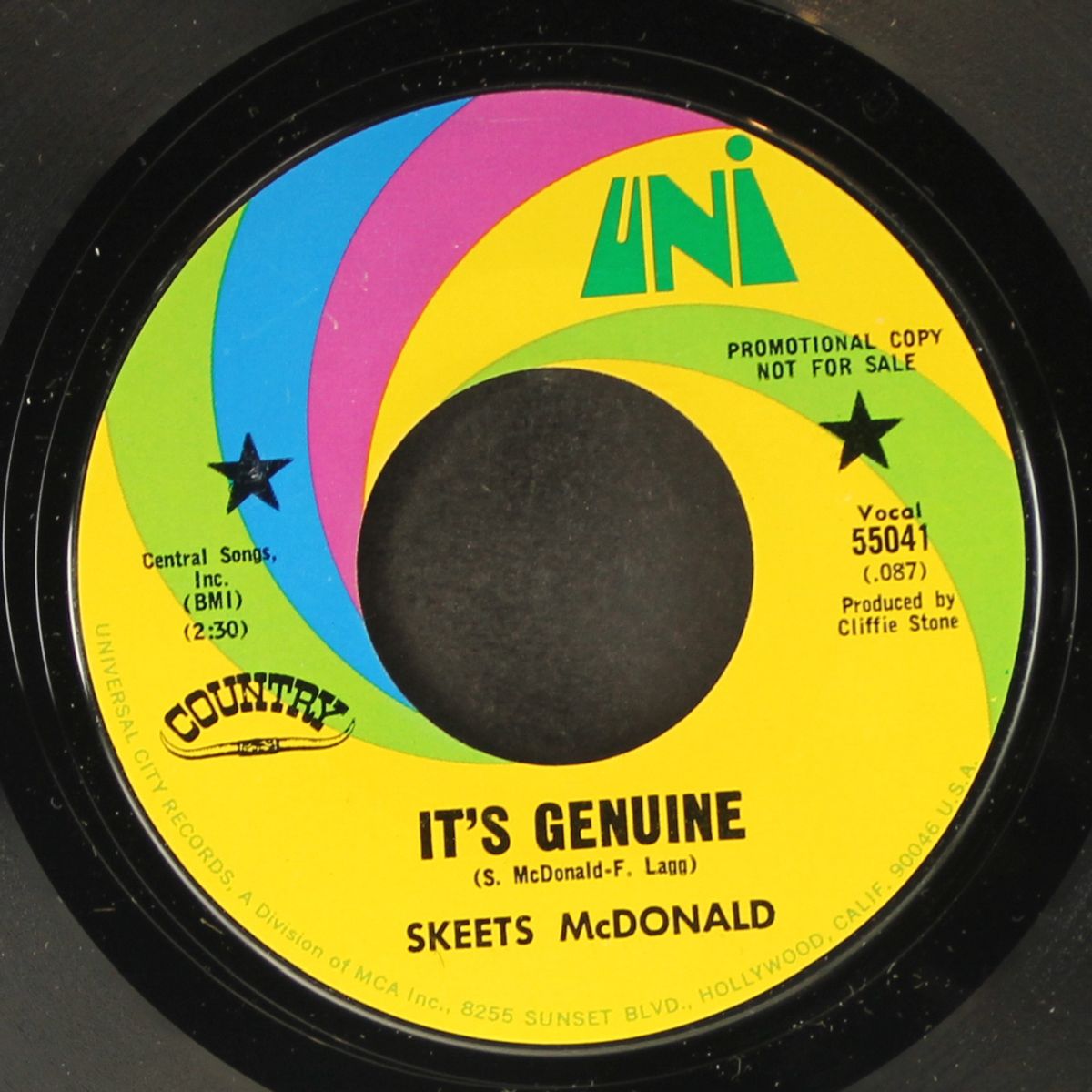 it's genuine by SKEETS MCDONALD